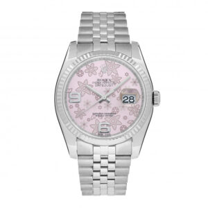 Datejust 36 Pink Floral Dial Women's Watch 116234-0117 - United Luxury
