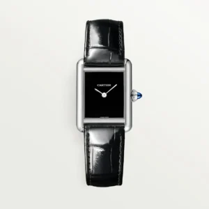 Cartier Tank Must Watch Small Model Black WSTA0071 - United Luxury