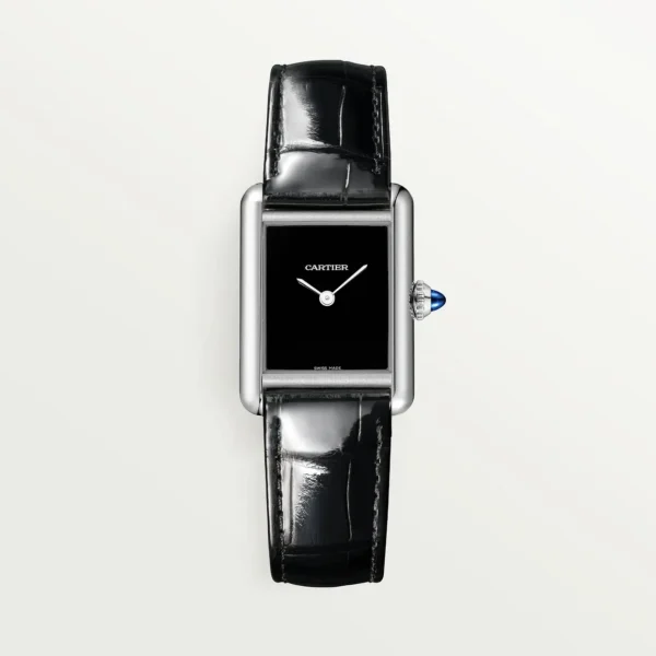 Cartier Tank Must Watch Small Model Black WSTA0071 - United Luxury