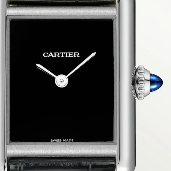 Cartier Tank Must Watch Small Model Black WSTA0071 - United Luxury