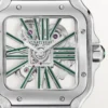 Cartier Santos Large Model Skeleton Watch WHSA0028 - United Luxury