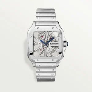 Cartier Santos Large Model Skeleton Watch WHSA0015 - United Luxury