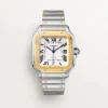 Cartier Santos Large Model Gold Mix W2SA0009 - United Luxury