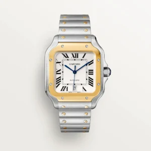 Cartier Santos Large Model Gold Mix W2SA0009 - United Luxury