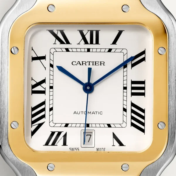 Cartier Santos Large Model Gold Mix W2SA0009 - United Luxury