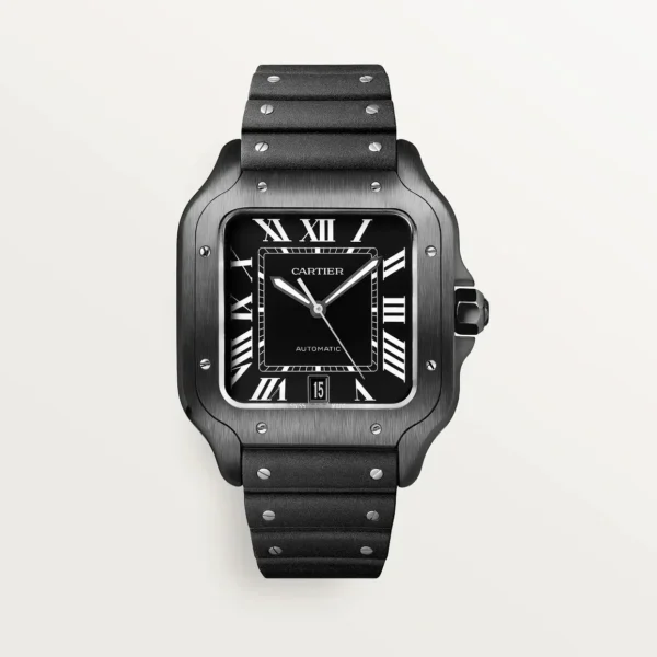 Cartier Santos Large Model Black WSSA0039 - United Luxury