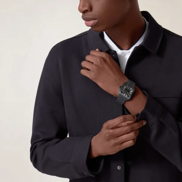 Cartier Santos Large Model Black WSSA0039 - United Luxury