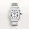 Cartier Santos Large Model Classic Silver WSSA0018 - United Luxury