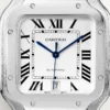 Cartier Santos Large Model Classic Silver WSSA0018 - United Luxury