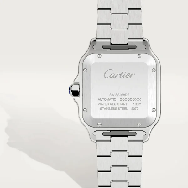 Cartier Santos Large Model Classic Silver WSSA0018 - United Luxury