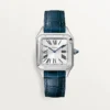 CARTIER SANTOS-DUMONT Small Model Blue Strap WSSA0023 - United Luxury