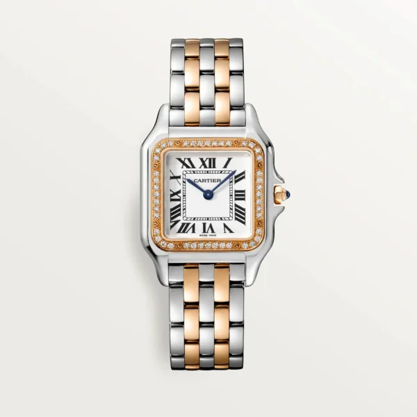 CARTIER PANTHERE Medium Model Rose Gold Mix Diamond W3PN0007 - United Luxury