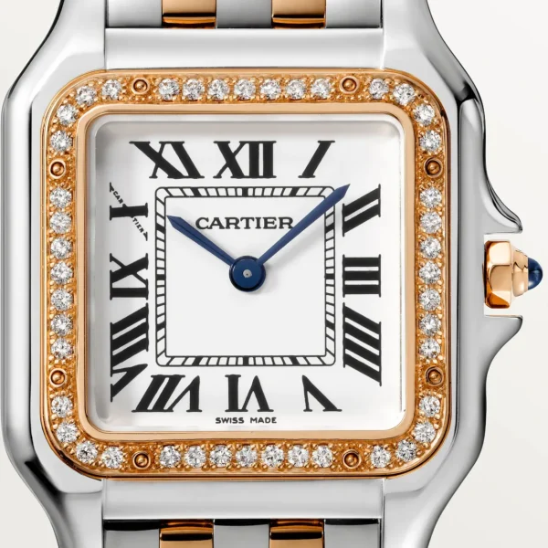 CARTIER PANTHERE Medium Model Rose Gold Mix Diamond W3PN0007 - United Luxury