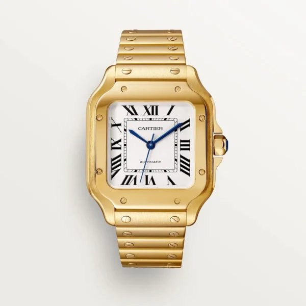 Cartier Santos Medium Model Gold WGSA0030 - United Luxury