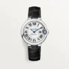 CARTIER Ballon Bleu BLEU Alligator Strap 33mm WSBB0030 - United Luxury