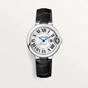 CARTIER Ballon Bleu BLEU Alligator Strap 33mm WSBB0030 - United Luxury