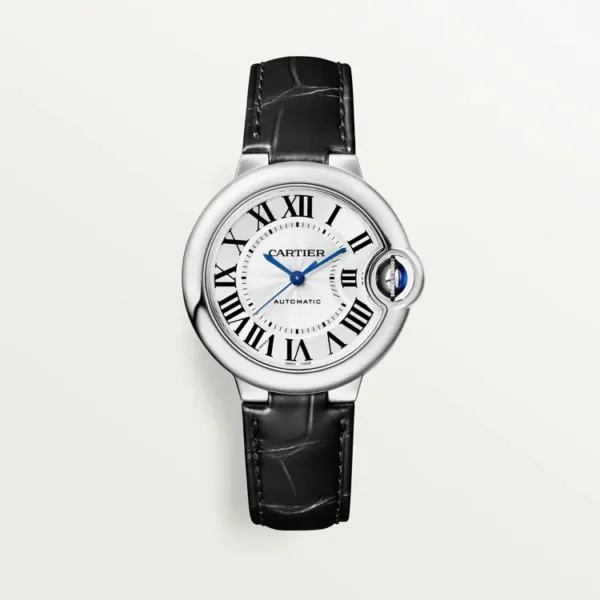 CARTIER Ballon Bleu BLEU Alligator Strap 33mm WSBB0030 - United Luxury