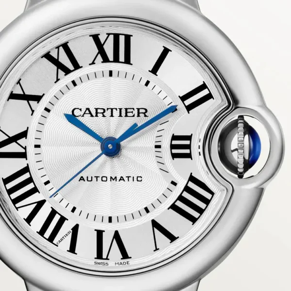 CARTIER Ballon Bleu BLEU Alligator Strap 33mm WSBB0030 - United Luxury