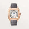 Cartier Santos Large Model Rose Gold WGSA0019 - United Luxury