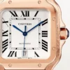 Cartier Santos Large Model Rose Gold WGSA0019 - United Luxury