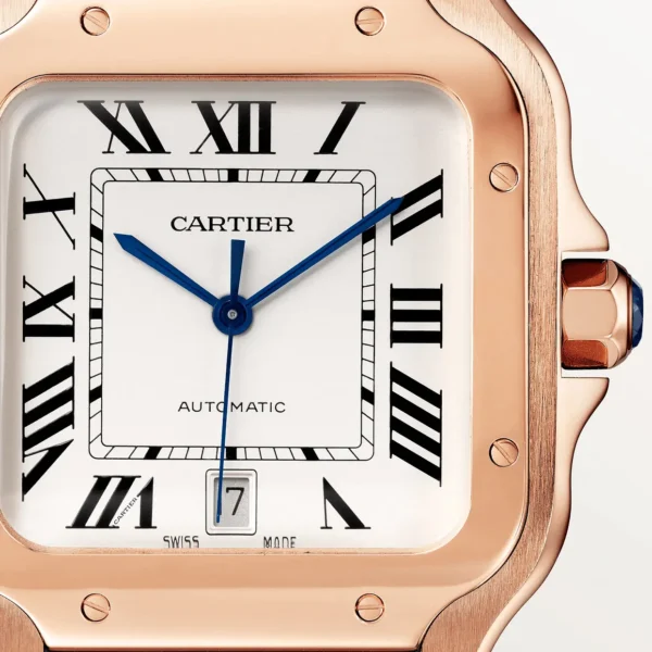 Cartier Santos Large Model Rose Gold WGSA0019 - United Luxury
