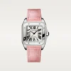 CARTIER SANTOS 100 Pink Strap W20126X8 - United Luxury