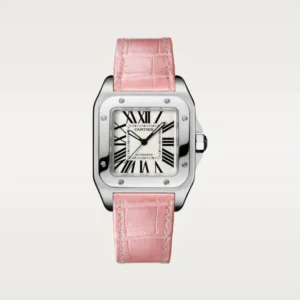 CARTIER SANTOS 100 Pink Strap W20126X8 - United Luxury