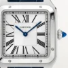 CARTIER SANTOS-DUMONT Large Model Blue Strap WSSA0022 - United Luxury
