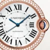 CARTIER Ballon Bleu BLEU Diamond Rose Gold 36mm WJBB0067 - United Luxury