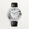 CARTIER BALLON BLEU Black Alligator Strap 40mm WSBB0039 - United Luxury