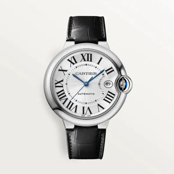 CARTIER BALLON BLEU Black Alligator Strap 40mm WSBB0039 - United Luxury