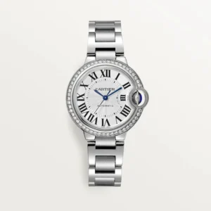 CARTIER Ballon Bleu BLEU Diamond Watch 33mm W4BB0023 - United Luxury