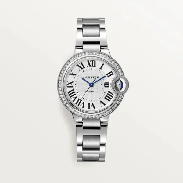 CARTIER Ballon Bleu BLEU Diamond Watch 33mm W4BB0023 - United Luxury