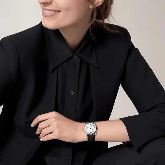 CARTIER MONTRE RONDE SOLO Silver Gray 36mm WSRN0021 - United Luxury