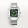Cartier Santos Medium Model Green WSSA0061 - United Luxury