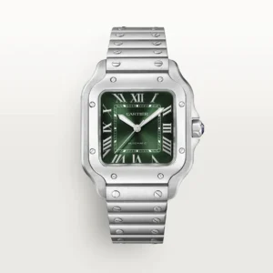 Cartier Santos Medium Model Green WSSA0061 - United Luxury
