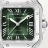 Cartier Santos Medium Model Green WSSA0061 - United Luxury