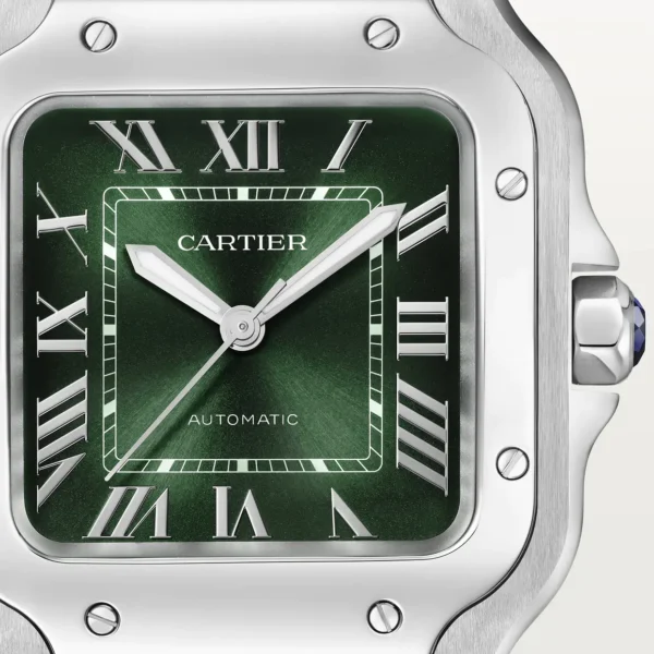Cartier Santos Medium Model Green WSSA0061 - United Luxury