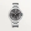 CARTIER Ballon Bleu BLEU Grey Dial 40mm WSBB0060 - United Luxury