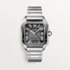 Cartier Santos Large Model Grey WSSA0037 - United Luxury