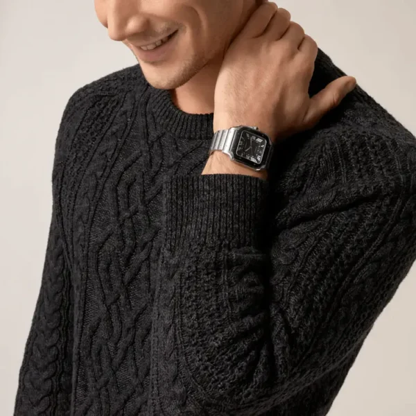 Cartier Santos Large Model Grey WSSA0037 - United Luxury