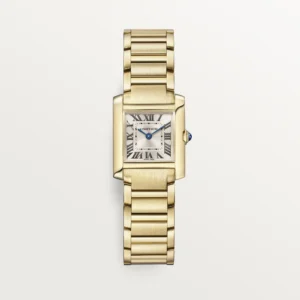 Cartier Tank Francaise Watch Small Model Yellow Gold WGTA0114 - United Luxury