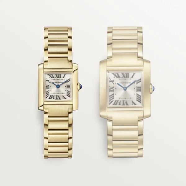 Cartier Tank Francaise Watch Small Model Yellow Gold WGTA0114 - United Luxury