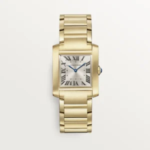 Cartier Tank Francaise Watch Medium Model Yellow Gold WGTA0113 - United Luxury