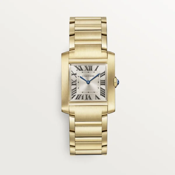 Cartier Tank Francaise Watch Medium Model Yellow Gold WGTA0113 - United Luxury
