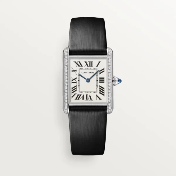 Cartier Tank Must Watch Diamond Large Model 33.7 mm W4TA0017 - United Luxury