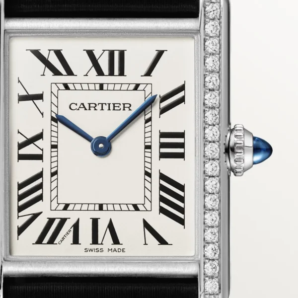 Cartier Tank Must Watch Diamond Large Model 33.7 mm W4TA0017 - United Luxury