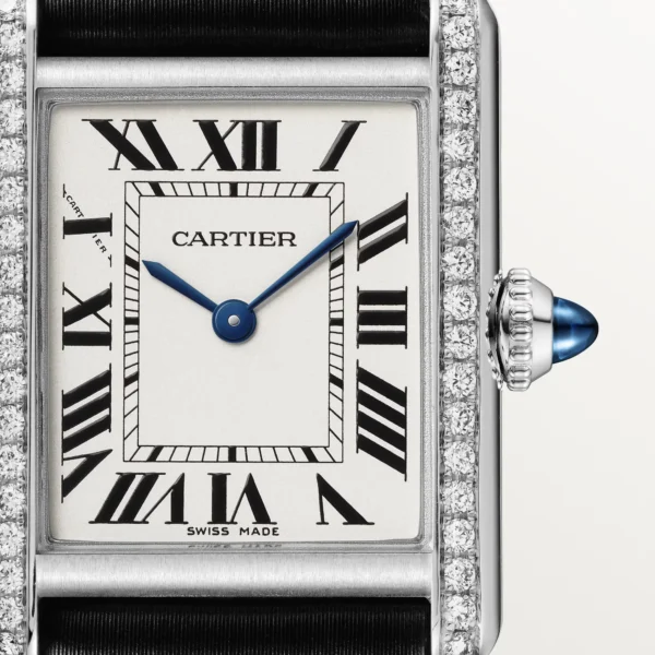 Cartier Tank Must Watch Diamond Small Model 27 mm W4TA0016 - United Luxury