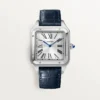 CARTIER SANTOS-DUMONT XL Model Blue Strap WSSA0032 - United Luxury