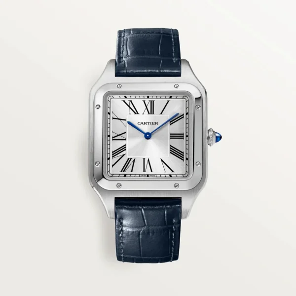 CARTIER SANTOS-DUMONT XL Model Blue Strap WSSA0032 - United Luxury